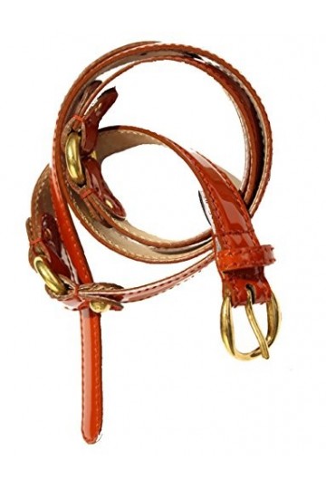 Dolce & Gabbana D&G DC0934E10F Ceinture pour femme tige droite peinture Corail 100 cm