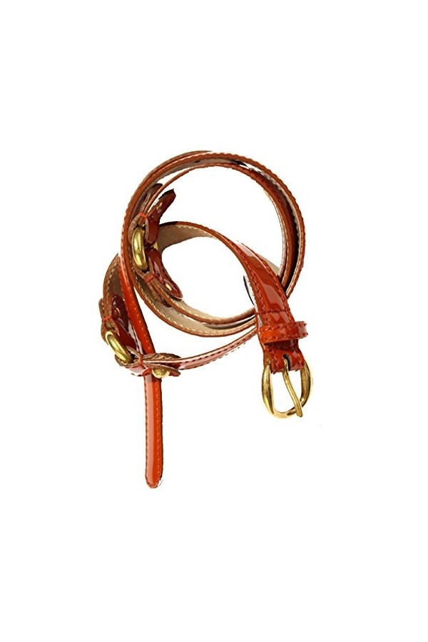 Dolce & Gabbana D&G DC0934E10F Ceinture pour femme tige droite peinture Corail 100 cm
