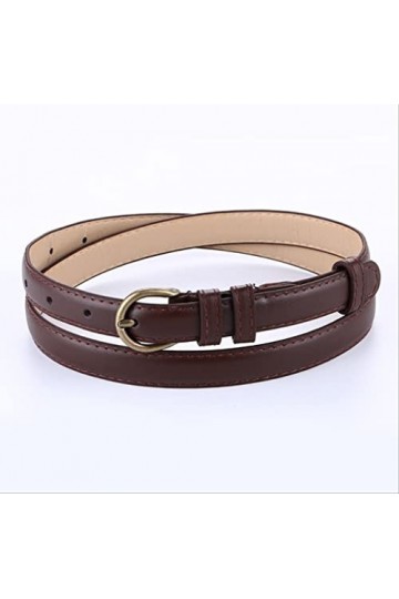 BAtlam Ceintures habillées pour Femmes Accessoires vestimentaires à la Mode Pull Ceinture Fine Femme Slip Petite Sangle PU Cu