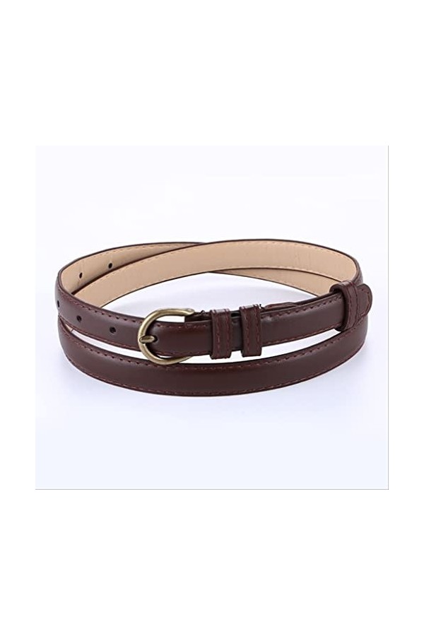 BAtlam Ceintures habillées pour Femmes Accessoires vestimentaires à la Mode Pull Ceinture Fine Femme Slip Petite Sangle PU Cu