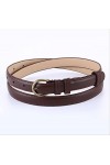 BAtlam Ceintures habillées pour Femmes Accessoires vestimentaires à la Mode Pull Ceinture Fine Femme Slip Petite Sangle PU Cu