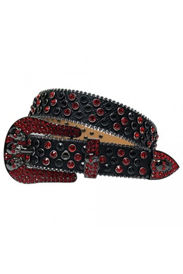 VIYASI Ceinture Femme, Ceintures de stratons de Strap en Diamant Ceinture cloutée Belt Length : 48 inch, Color : Triangle Ro