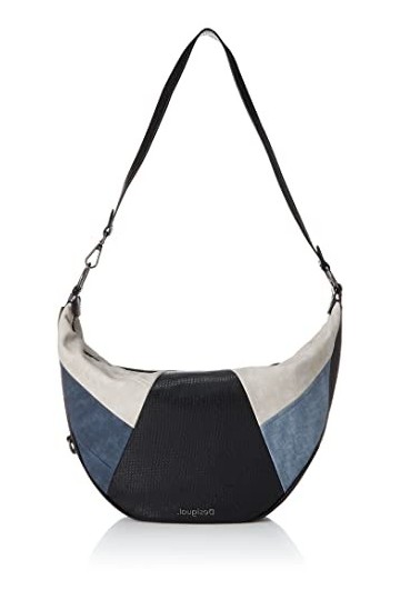 Desigual Bols_sterlina Nampa, Sac à bandoulière Femme, Bleu, Taille Unique