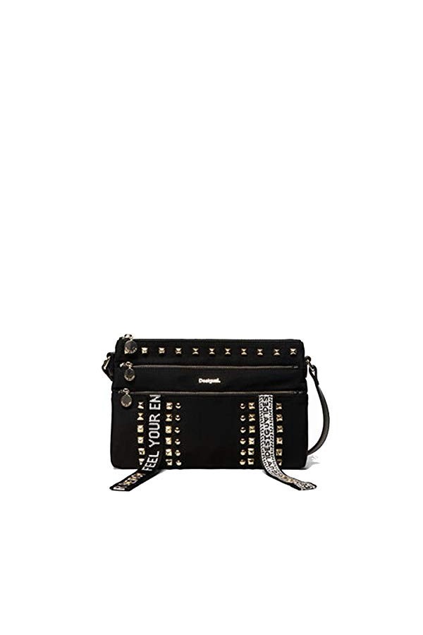 Desigual Bright Rock Durban Besaces/Sacs bandoulière Femmes Noir - Unique - Sacs Bandoulière