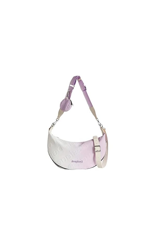 Desigual Bols_colorama Dee, Sac bandoulière Femme, Rouge, Taille Unique