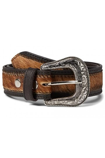 Ariat Haircalf Belt w/Buckle Brown XL 42" Waist 