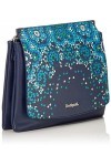 Desigual Womens Exclusive DS Puzzle AMBERES Sac à bandoulière Bleu marine Taille unique