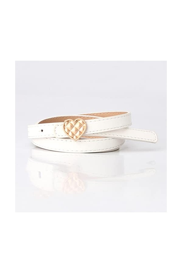 THYKL Robe de ceinture polyvalente pour femme Ceinture en cuir fine Skinny Élastique Boucle ceinture ceinture accessoires de 