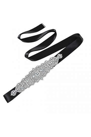 GFDFD Ceinture for femmes avec des strass de mariée châtonnette ornements accessoires de mariée faits à la main Color : G, S