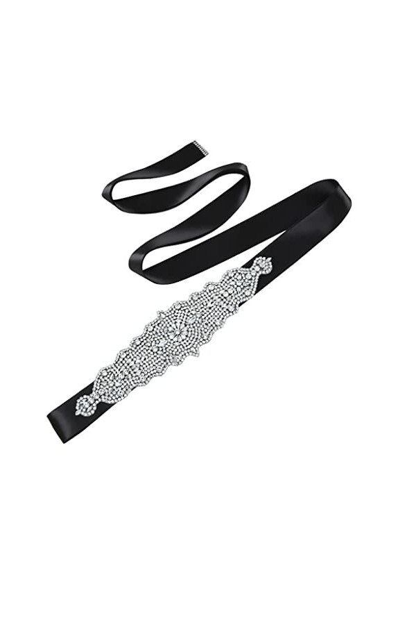 GFDFD Ceinture for femmes avec des strass de mariée châtonnette ornements accessoires de mariée faits à la main Color : G, S