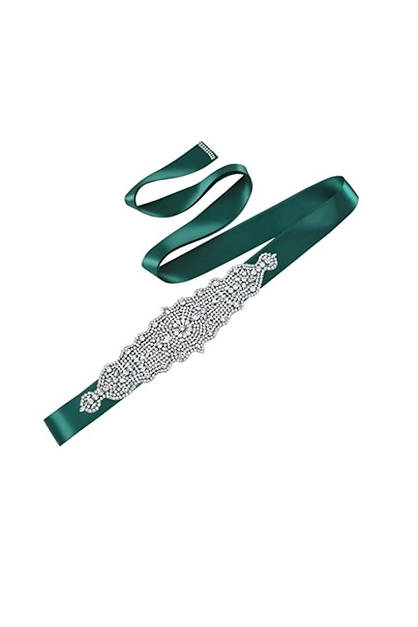 GFDFD Ceinture for femmes avec des strass de mariée châtonnette ornements accessoires de mariée faits à la main Color : G, S