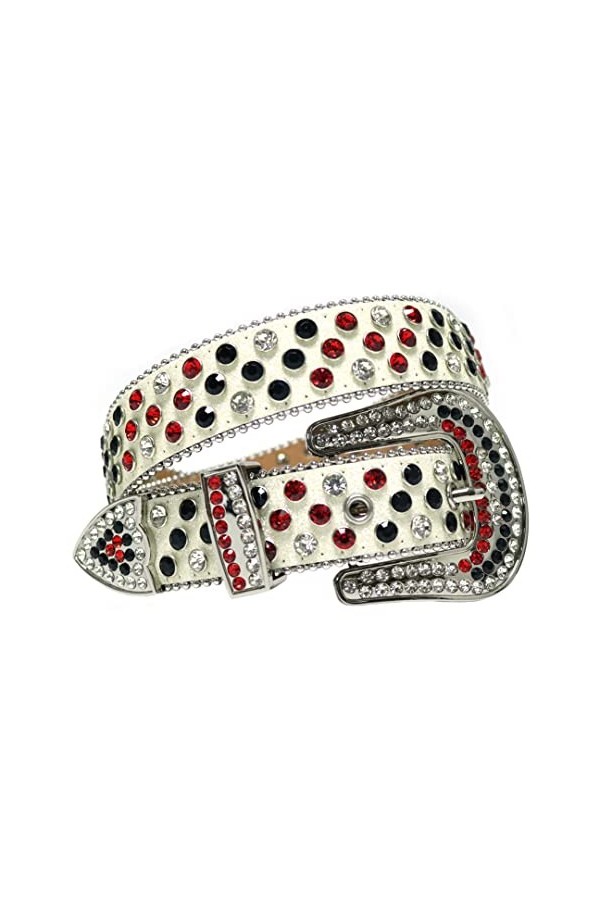 Ceintures de luxe en strass pour femme - Style punk rock - Avec strass