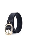 ZYXLB Ceinture à Boucle Ronde for Femme Cent Femelle avec Ceinture en Jean for Femme Ceinture for Pantalon détudiant Color 