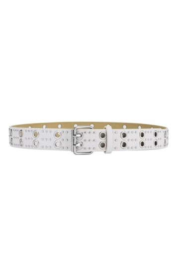 ZYXLB Ceinture Femme rivetée Femme PU Ceinture Filles personnalisé décoratif Jeans Pantalon Ceinture