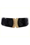 Ceinture élastique Large pour Femme Taille Large Ceinture élastique extérieure pour Femme Pull à la Taille Décoration Ceintur