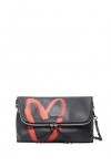 Desigual Bols_amasenti Venecia, Across Body Bag Femme, Noir, Taille Unique