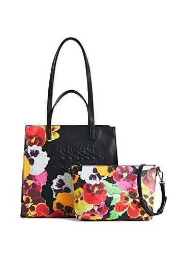 Desigual, BAG_MIKA MERLO V 2000 BLACK Femme, Noir, Taille Unique