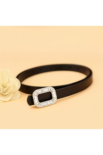 GRETD Ceinture coréenne simple et polyvalente de la ceinture avec une décoration fine avec une jupe et une ceinture de jeans 