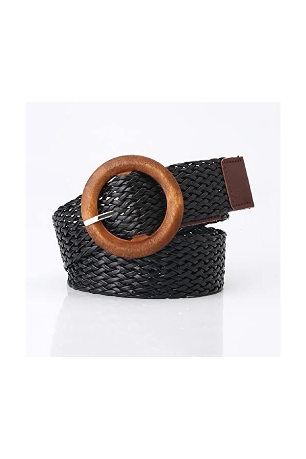 LEPSJGC Ceinture tressée, bande polyvalente, ceinture, ceinture dames, ceinture, ceinture ronde Color : C, Size : 105CM 