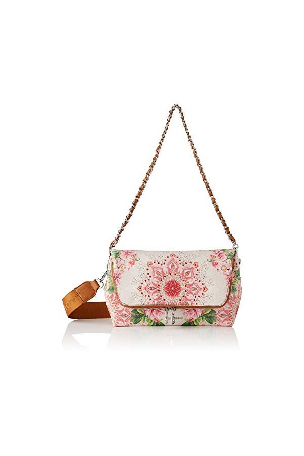 Desigual PU Body Bag, Sac de Sport Across. Femme, Rouge, Taille Unique