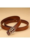 JJZXD Ceinture Noir Black All-match Courroie de décoration simple Coréens Style avec Jupe Jeans ceinture Color : Brown, Size