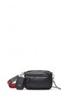 Desigual Bols_Embossed Half Cambr, Across Body Bag Femme, Noir, Taille Unique