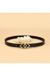 JJZXD Ceinture Noir All-match Simple Ceinture décorative de style coréen Color : Black, Size : 90~120cm 