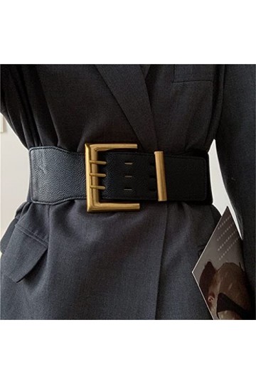 DYXYH Courroie élastique de la Taille de la Mode Fashion Women Wide Elastic Big Robe dautomne et dhiver Ceinture de Pull de