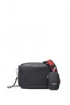 Desigual Bols_Embossed Half Cambr, Across Body Bag Femme, Noir, Taille Unique
