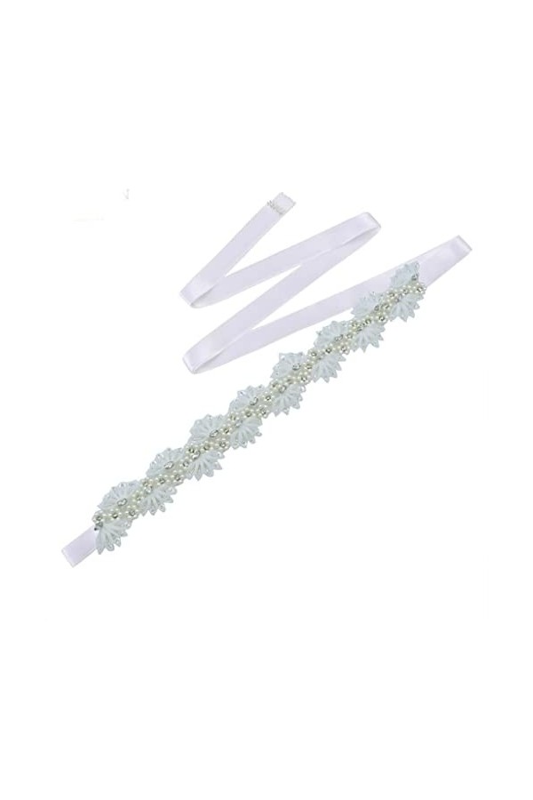GFDFD Ceinture de mariage ceinture en ramine de perle femmes nuptiales Color : E, Size : One size 