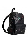 Desigual Back_Dandelion Mombasa Mi, Sac à Dos Mini Femme, Noir, Taille Unique