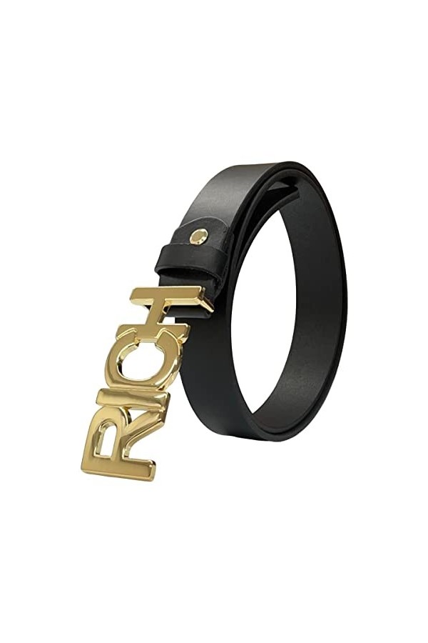 John Richmond Ceinture Femme BLACK HURUN Taille 110, Noir , 110