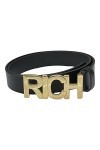 John Richmond Ceinture Femme BLACK HURUN Taille 110, Noir , 110