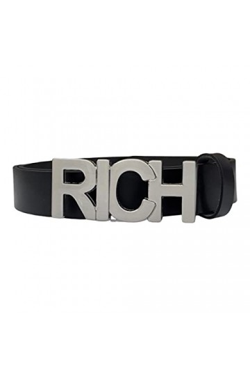 John Richmond Ceinture Femme BLACK HERERET Taille 110, Noir , 110