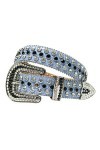 Ceintures de luxe pour hommes femmes strass ceinture pour jean western cowgirl cowboy cristal broche boucle diamant clouté ce