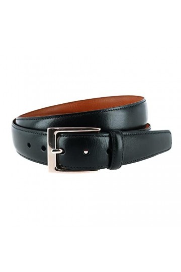 Trafalgar Cortina Ceinture en cuir Largeur 30 mm, acajou, 53