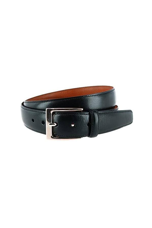 Trafalgar Cortina Ceinture en cuir Largeur 30 mm, acajou, 53