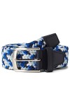 Johnston & Murphy Ceinture tissée en tricot extensible, bleu/multicolore, 40