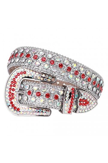 Cowgirl Strass ceintures cowboy sangle diamant clouté ceinture pour femmes hommes épingle boucle sangle jeans