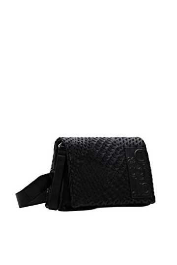Desigual Bag_Magna Dortmund Flap 2000 Black, Sac Noir Femme