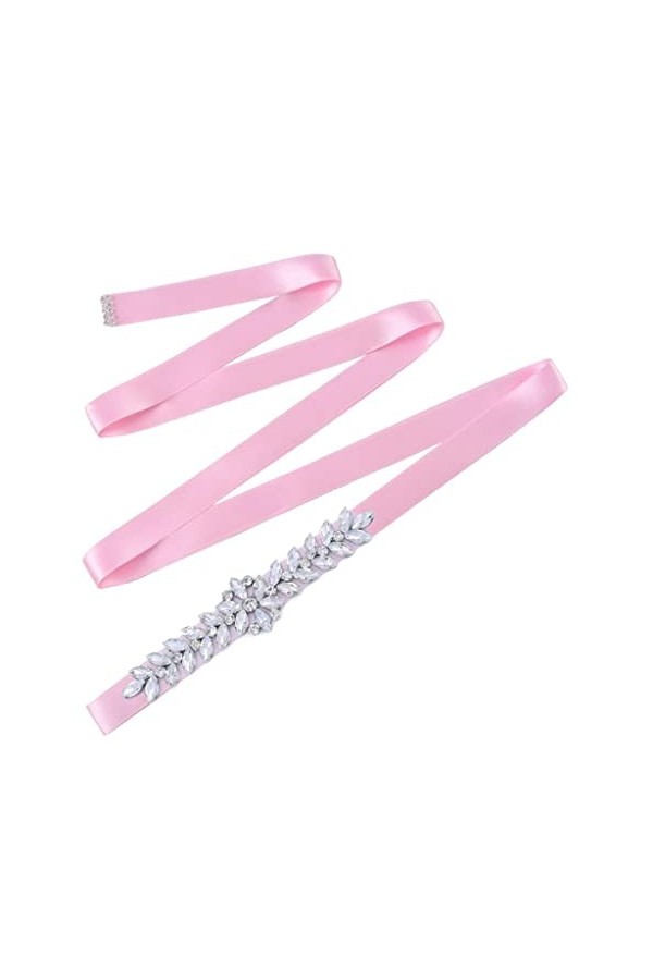 MJWDP Suisseaux élégants Ceinture de mariée de Courroie de mariée Ceinture de mariée à la Main Color : H, Size : Regolabile 