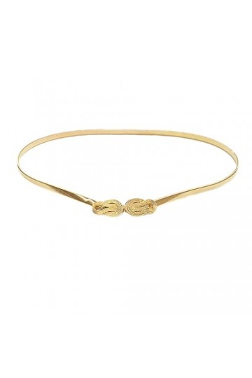 THYKL Ceinture à chaîne élastique extensible pour femme Ceinture à taille fine pour femme couleur : D, taille : 70 cm x 1 cm