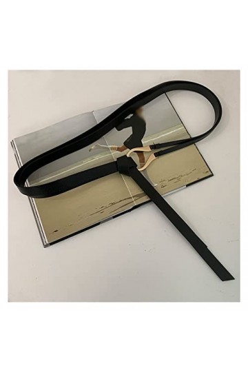 THYKL Ceintures pour femme en cuir souple avec nœud