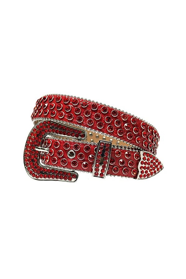 Ceintures de luxe pour hommes femmes strass ceinture pour jean western cowgirl cowboy cristal broche boucle diamant clouté ce
