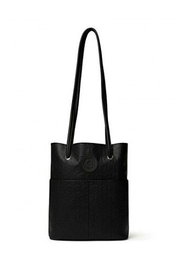 Desigual Sac à main pour femme Bols_Lazarus_Nerima Exepcion Noir Negro , Noir Negro , 8x28x24 cm B x H x T 