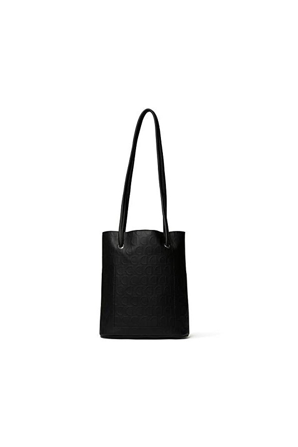 Desigual Sac à main pour femme Bols_Lazarus_Nerima Exepcion Noir Negro , Noir Negro , 8x28x24 cm B x H x T 