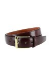 Trafalgar Cortina Ceinture en cuir Largeur 30 mm, acajou, 53