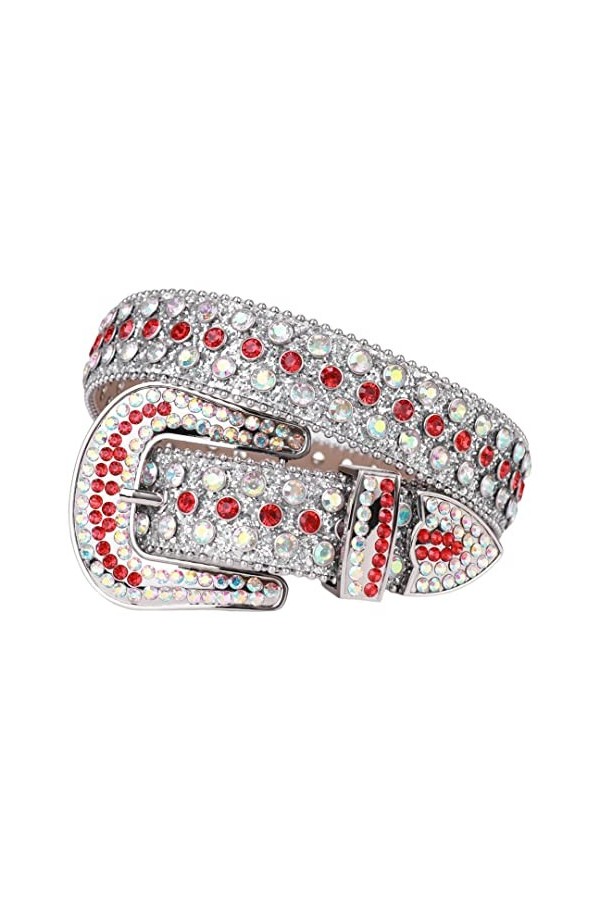 Cowgirl Strass ceintures cowboy sangle diamant clouté ceinture pour femmes hommes épingle boucle sangle jeans