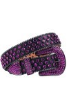 Ceinture en strass style gothique homme femme mode décontractée cristal diamant ceinture accessoires jeans