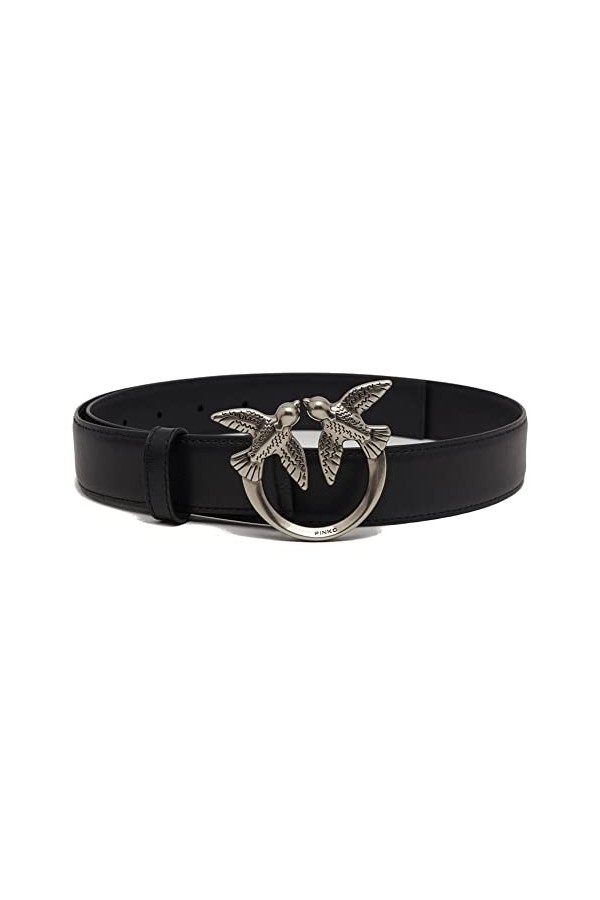 Pinko Ceinture Femme, Z99o_noir-old Silver, L